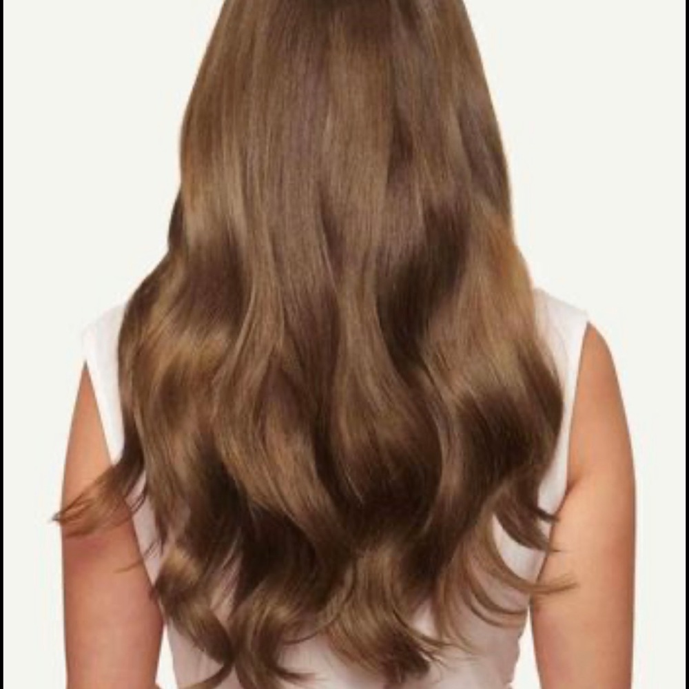 Luxy 20" Chestnut Brown Halo® Hair Extensions - Picture 3 of 5